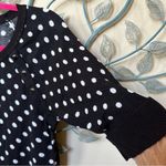 White House | Black Market Polka Dot Short Sleeve Sweater Sz S Photo 2