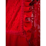 Andree by Unit  small red lace sleeved dress Photo 5