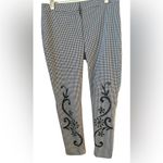 Nic+Zoe    embroidered capris- Ankle  Sz 8 Photo 4