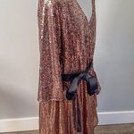 Lane Bryant  Copper Sequin Party Dress Photo 8
