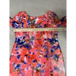 Ellen Tracy  Dress Women's Size 12 Pink multi color short sleeve scuba shift NEW Photo 2