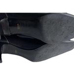 Ann Taylor Vintage Womens Black Kitten Heels w/Square Toes Buckle Stiched Sz 7 Photo 11