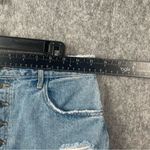 Show Me Your Mumu  Womens Size 27 high rise cheeky distressed hem button fly blue Photo 4