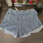 BDG  Navy Striped High Waist Women's Shorts Size S Photo 6