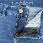 American Eagle Dream Jean 8 Blue Denim Jegging Distressed Ankle Stretch MidRise Photo 5