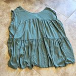 Free People hi low v neck relaxed fit pullover cap sleeve boho top blous… Photo 5