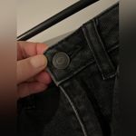 Hollister  Y2K Mall Goth Grunge Whimsigoth Black Denim Frayed Mini SkaterSkirt 00 Photo 14