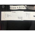 Alice + Olivia  Ginny Godet Mini Dress Square Neck Ruffle Sleeves Floral Romantic Photo 12