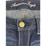 American Eagle  Stretch Women's Blue Jeans Skinny Sz 6 Dark Wash  Inseam 31 Photo 2