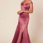 Dear cleo Off Shoulders Bridesmaid Dress Pink Photo 0