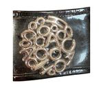 Coach Judith Black Patent Leather Cork Wedge Sandals Embellished Logo Size 7.5 Photo 13