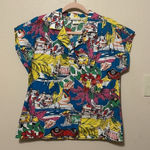 Vintage 70s Laura‎ Mae Hawaiian Pinup Girl Button Photo 0