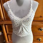 SheIn Floral Cropped Tank Top, Sz M, NWOT Photo 0
