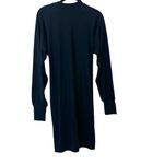 Steve Madden NWT  Mock Neck Dolman Sleeve Knot Tie Dress Size M So Soft Photo 1