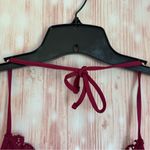Mossimo Magenta Eyelet Ruffle Triangle Bikini Top Purple Photo 9