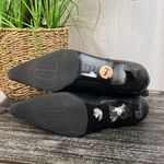 Ralph Lauren Black Morrison Zip Up Ankle Point Toe Leather Bootie Boot 7 Photo 3