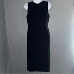Calvin Klein  New w $119 Tags Black Pencil Keyhole Formal Party Dress Medium 8 Photo 7