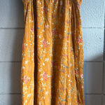 Natural Life Women's  Elizabeth Maxi Dress in Marigold Floral size S Photo 0