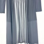 Joseph Ribkoff  LDS Cover Up Cardigan Duster Size 4 Black Longline Minimalist Photo 3