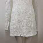 12th Tribe Romantic White Lace Long Sleeve Dress Size medium. F56 Photo 5