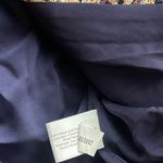 Boston Proper  Fringe Tapestry Novelty Jacket Navy Multicolor Photo 14