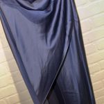 BHLDN  dress Midnight blue One-Shoulder Gown NEW US 10 Photo 3