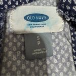 Old Navy  Women Navy‎ Blue Patterned V-Neck Shift Tunic Relaxed Fit Dress Size S Photo 7