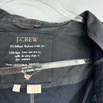 J.Crew Wax Relaxed Boyfriend Field Jacket Size Small Black Gold Photo 9