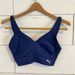 Puma  Navy Blue Sports Bra. Size Medium. EUC Photo 2