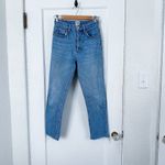 BDG | High Rise Raw Ankle Cropped Dillon Blue Jeans Size 26W Photo 2