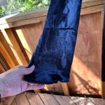 ASOS  DESIGN Cowl Neck Mini Dress With Drape Skirt Blue Satin Size 14. NEW Photo 9