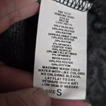 BKE Textured Chevron Shoulder Thermal Knit Top Size Small Whimsigoth Grunge Boho Photo 7