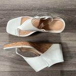 Adrienne Vittadini  Cream Wedge Sandals 8.5 Women’s Patent Leather Photo 8