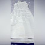 Ivanka Trump Gray Pleated Midi Dress Halter Neckline Photo 7