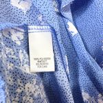 Croft & Barrow  Plus Size 1X Dress Blue Floral Ruffle Faux Wrap Fairy Whimsy 1515 Photo 9