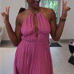 NWT Jonathan Simkhai Carli Plissé Halter Midi Photo 1