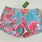 Lilly Pulitzer Adie Shorts Breakwater Blue Pink Lolita Size 4 NWT Photo 1
