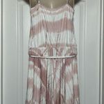 Ocean Drive Women’s Light Pink Tie-Dye Spaghetti Strap Stretch Tank Top Dress Photo 4