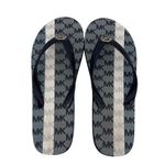 Michael Kors Thong Sandals Blue White Logo Flip Flop Size Women's 8 Photo 2