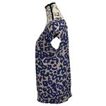 Loft  Animal Print Slouchy Blouse S Modern Minimal Casual Mature Style Modest Photo 3