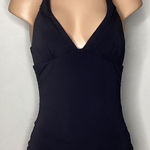 Robin Piccone New. black one piece swimsuit. Medium. Retails $179 Photo 0