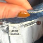 Trave Bradshaw Low Rise Slim Crop Jeans in Sweet Emotion Size 28 Frayed Hem Blue Photo 15