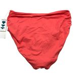 Anne cole  Bikini Bottom Convertible High Waist Shirred Juicy Coral Pink 18W Photo 3