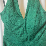 B Darlin B. Darlin Lace Green Halter Mini Dress Juniors Size 9 Homecoming Prom Formal Photo 3