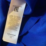 Self Portrait  Blue Pleated Chiffon Polka Dot Dress size 6 Photo 5