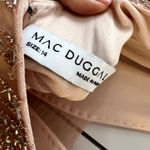 Mac Duggal  6015 V neck Sequin Embellished Gown Apricot Pink size 14 Photo 8