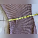 Say What? Sexy Brown Ribbed Dress High Split Say What ? Bust Line Plum  Size M Photo 6