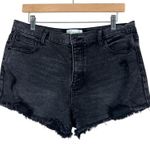 Celebrity Pink Regeneration by  Jean Shorts Womens 31 Black Distressed High Rise Photo 0