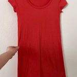 Mossimo Supply Co Coral Mini T-Shirt Dress Photo 3