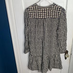 Anthropologie Maeve Sterling Houndstooth Drop Waist Tunic Dress W-617 Sz S Photo 12
